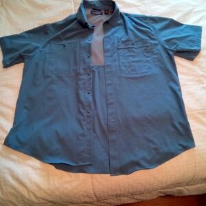 Men's short sleeve button up